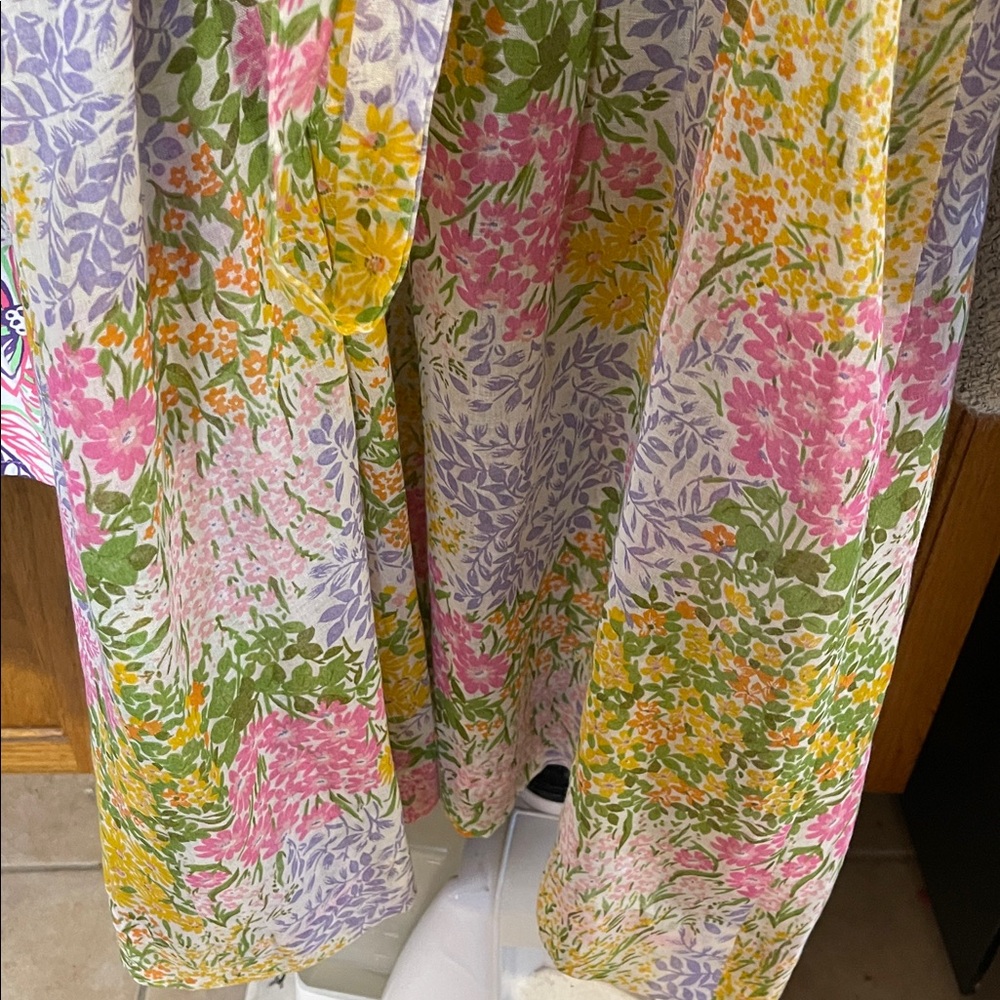 Vtg 70’s Jamison Boutique Floral House Dress Medium - Picture 6 of 9